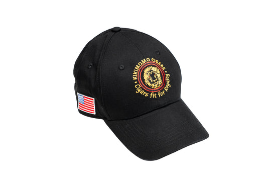 Kiki Momo - Premium Baseball Cap – American Flag & Lion Logo