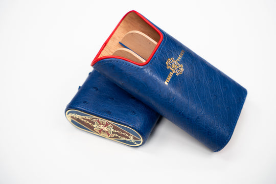 Brizard & Co. × Fuente Fuente × Maccarrone - OpusX - Les Chaînes de l'Amour Travel Case (Limited Edition) - Blue
