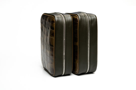 Brizard and Co. - Humidor and  Havana Traveler - Genuine Alligator Skin Collection