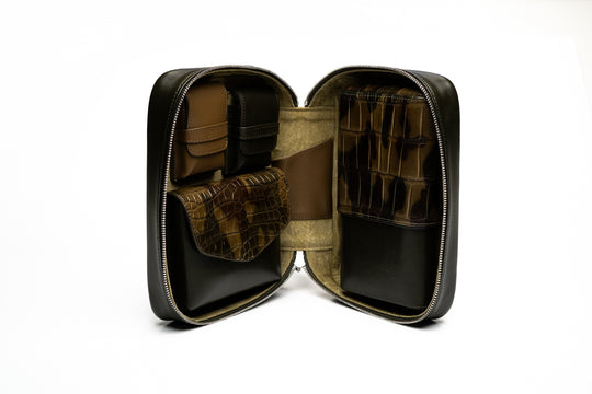 Brizard and Co. - Humidor and  Havana Traveler - Genuine Alligator Skin Collection