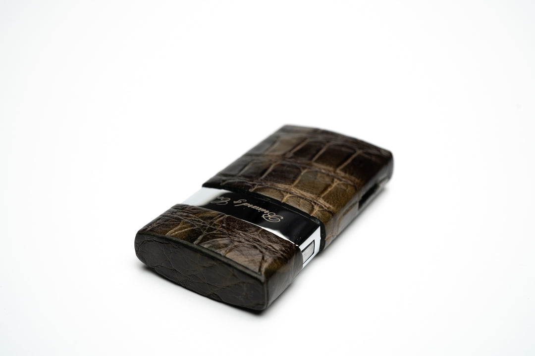 Brizard and Co. - Humidor and  Havana Traveler - Genuine Alligator Skin Collection