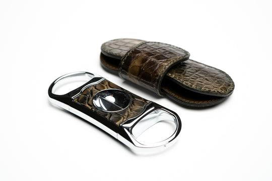 Brizard and Co. - Humidor and  Havana Traveler - Genuine Alligator Skin Collection