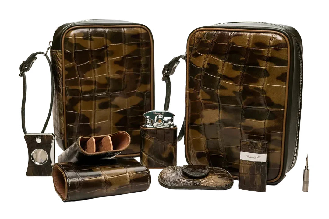 Brizard & Co - Elite Cutter - Genuine Alligator Skin Collection
