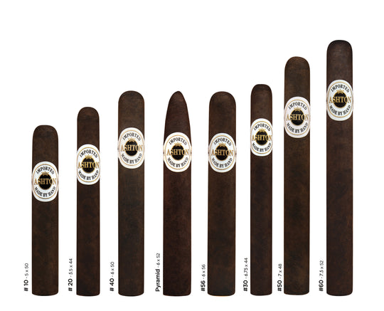 Ashton Aged Maduro #10 shape chart - Cigar Inc