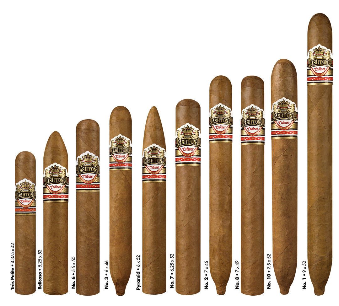 Ashton Cabinet #4 shape chart - Cigar Inc