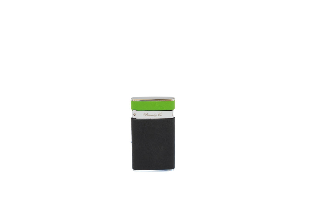 Brizard & Co - “Sottile” Lighter - Racing Black & Lime Green Collection