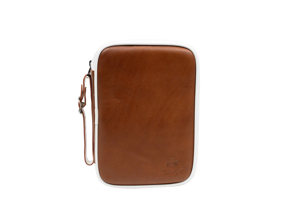 Brizard & Co – Havana Traveler - Whisky Calf Leather & White Collection