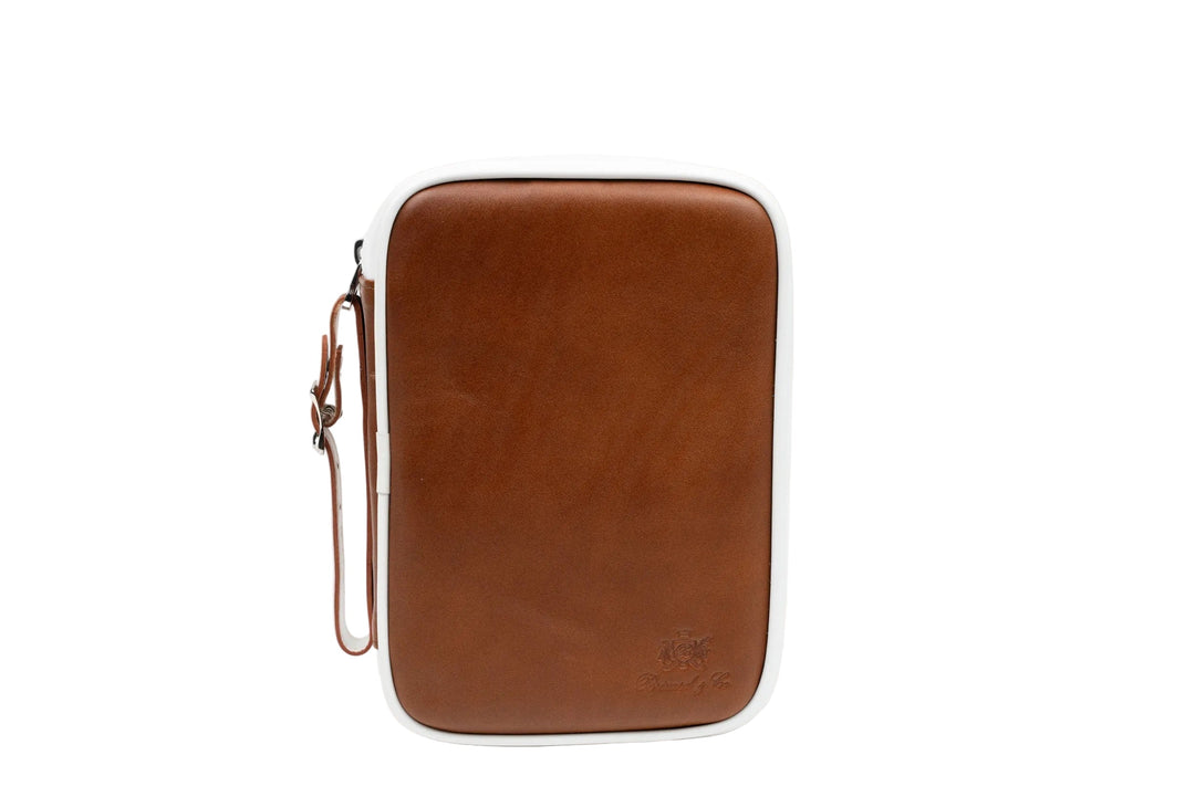 Brizard & Co – Havana Traveler - Whisky Calf Leather & White Collection