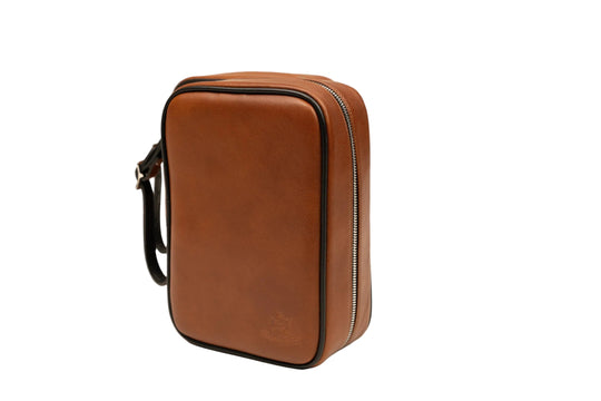 Brizard & Co – Havana Traveler - Whisky Calf Leather & Black Collection – 2 Options