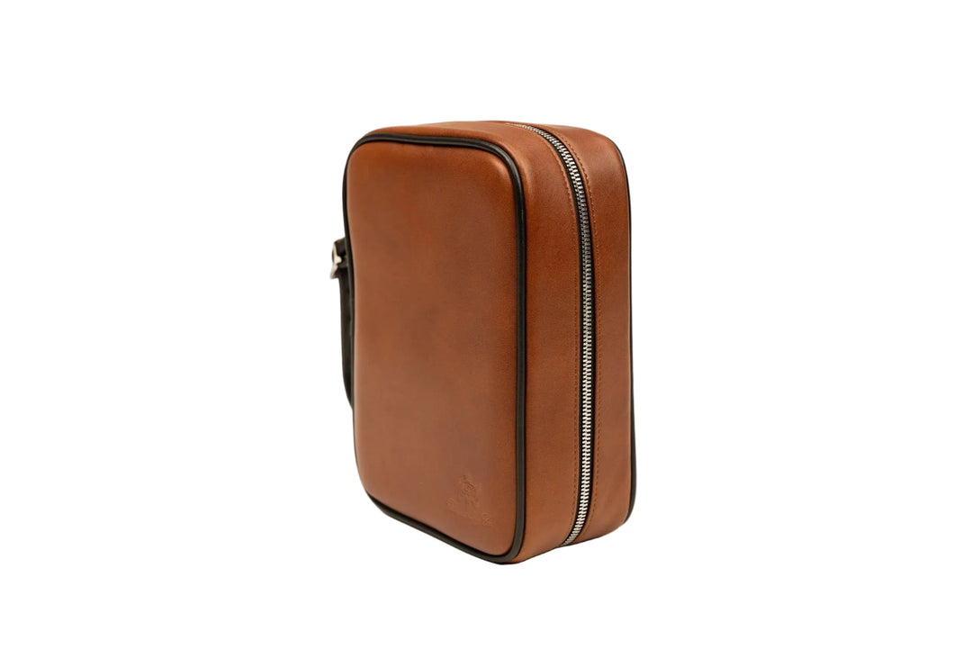 Brizard & Co – Havana Traveler - Whisky Calf Leather & Black Collection – 2 Options