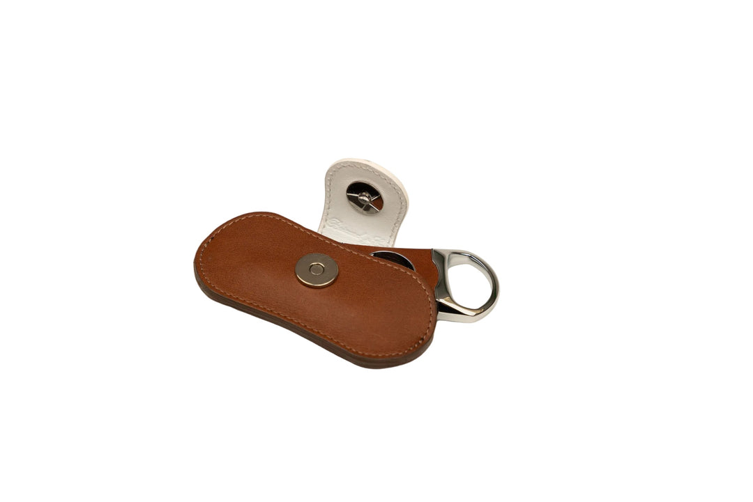 Brizard & Co – The “V” Cutter - Whisky Calf Leather & Black Collection
