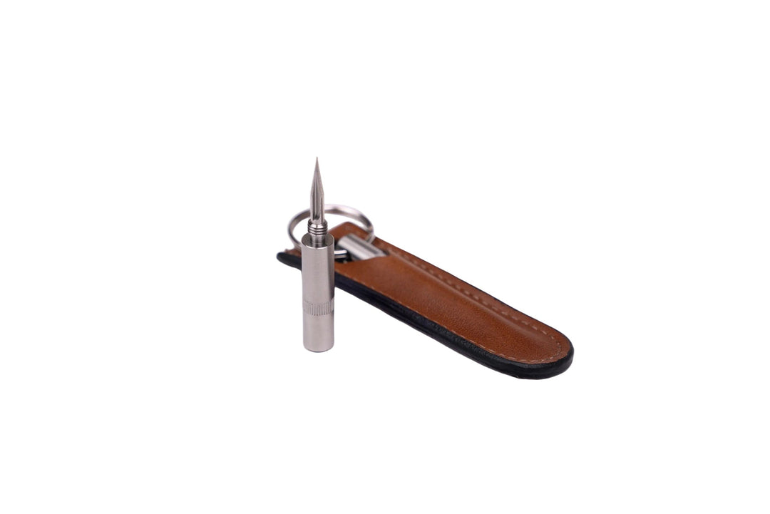 Brizard & Co – Trilogy “Spear” Cutter - Whisky Calf Leather & Black Collection