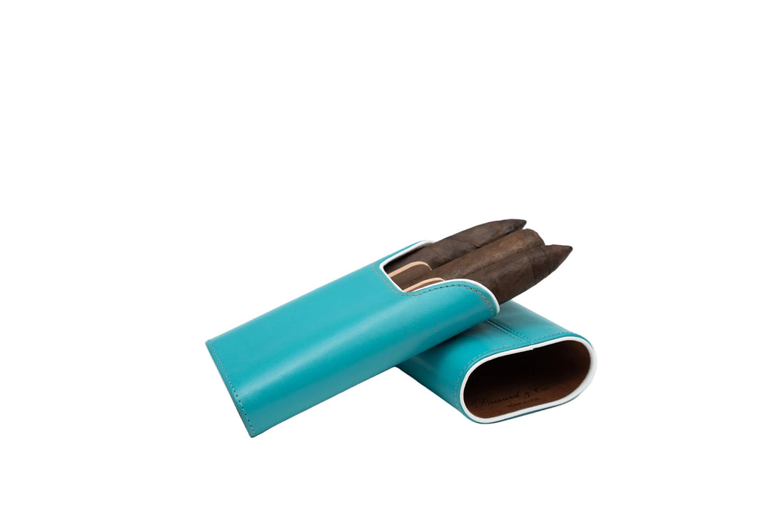 Brizard and Co – “Show Band 3” Cigar Case (Gordo) – Positano Collection