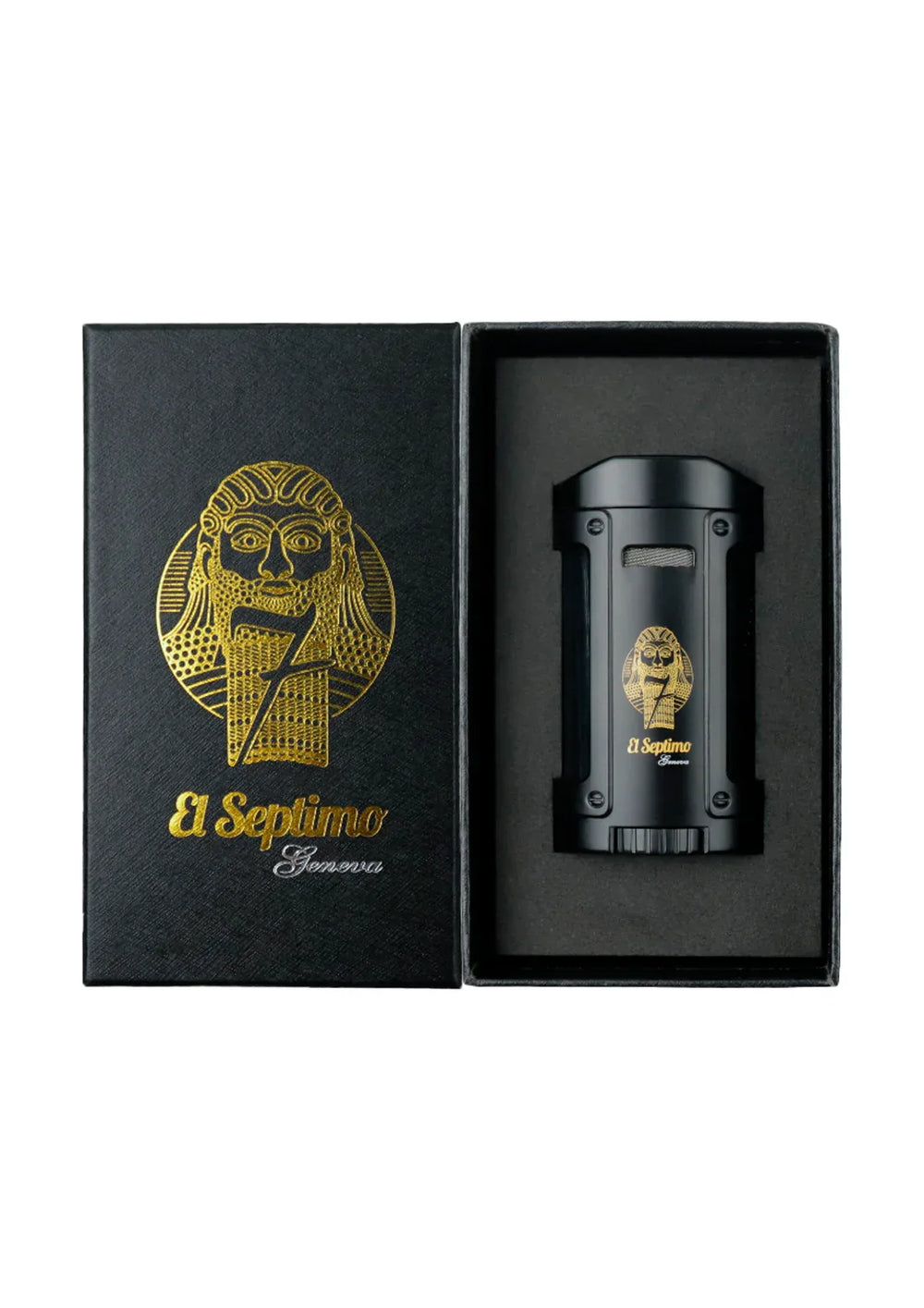 El-Septimo - Gilgamesh Quadruple Torch Lighter & Stand - Cigar Inc