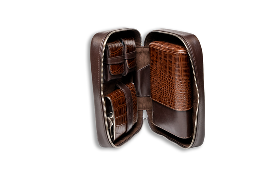 Brizard and Co - Havana Traveler - Croco Pattern Tobacco Collection (Variable Types and Prices)