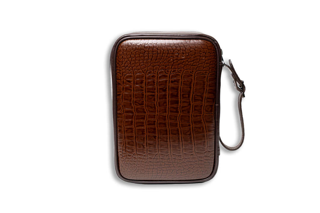 Brizard and Co - Havana Traveler - Croco Pattern Tobacco Collection (Variable Types and Prices)
