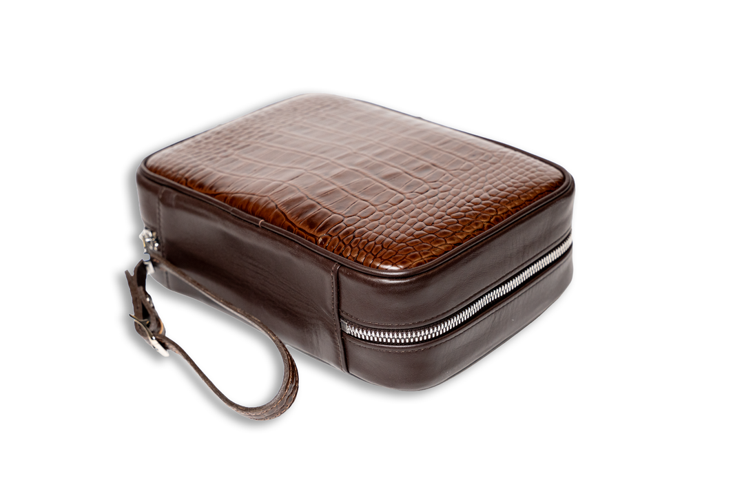 Brizard and Co - Havana Traveler - Croco Pattern Tobacco Collection (Variable Types and Prices)