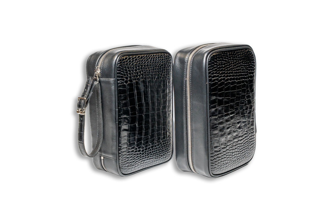 Brizard and Co - Havana Traveler - Croco Pattern Black Collection (Variable Types and Prices)