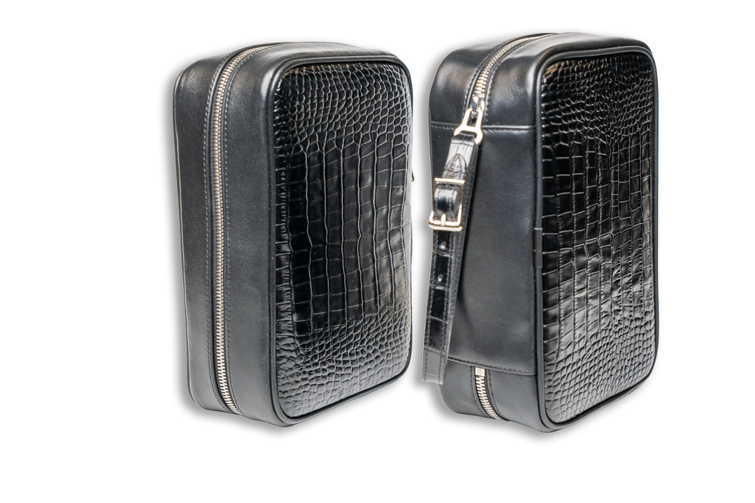 Brizard and Co - Havana Traveler - Croco Pattern Black Collection (Variable Types and Prices)