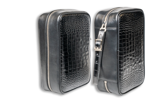 Brizard and Co - Havana Traveler - Croco Pattern Black Collection (Variable Types and Prices)