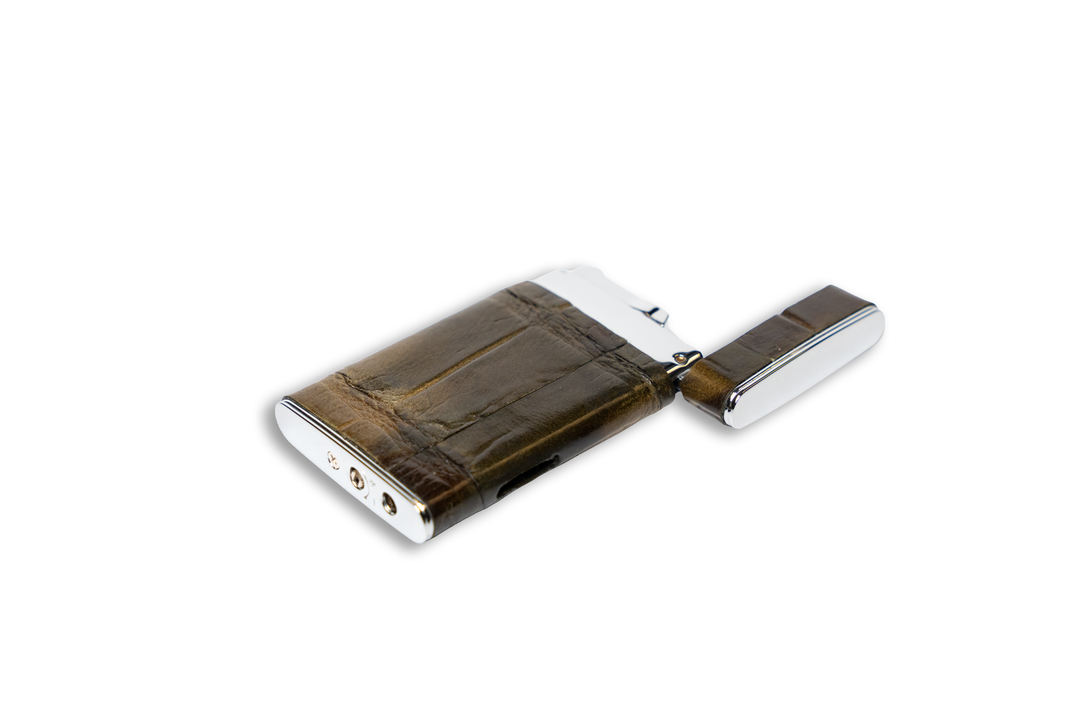 Brizard and Co. - The Sottile Lighter - Genuine Alligator Skin Collection