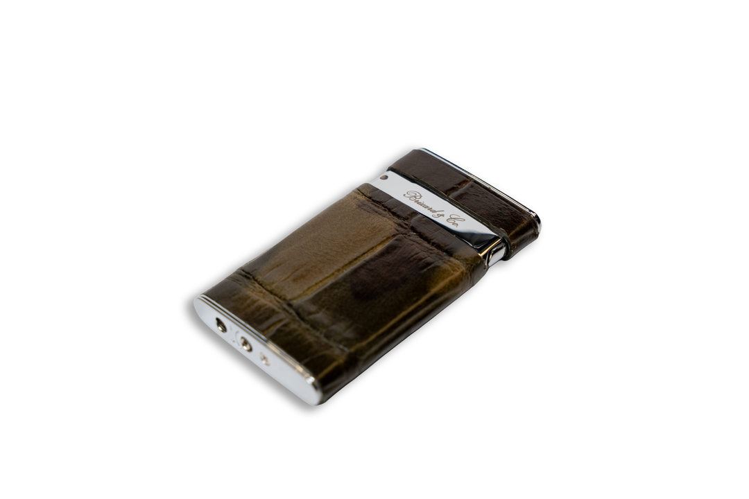 Brizard and Co. - The Sottile Lighter - Genuine Alligator Skin Collection