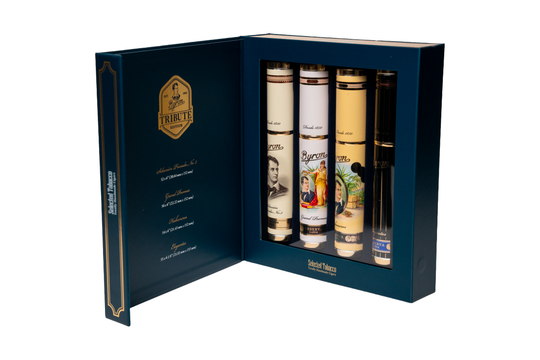 Byron 175 Tribute Set anniversary display case, premium cigars from Selected Tobacco