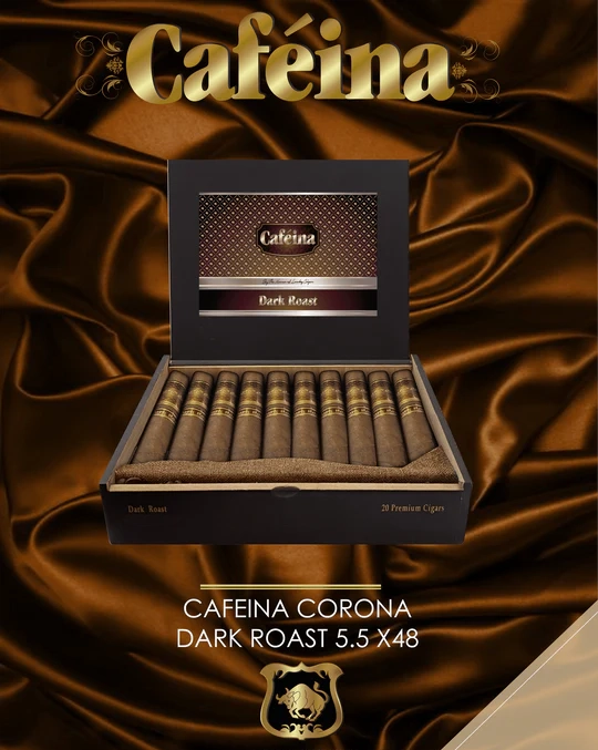 Lucky Cigar - INFUSED CIGARS: CAFEINA DARK ROAST CORONA 5.5X50