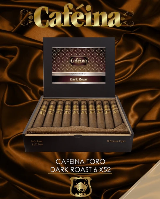 Lucky Cigar - IINFUSED CIGARS: CAFEINA DARK ROAST TORO 6X52