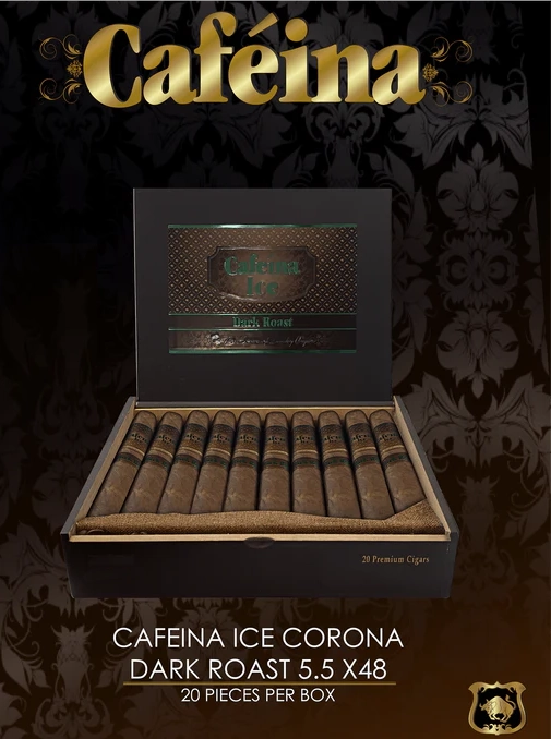 Lucky Cigar - INFUSED CIGARS: CAFEINA ICE DARK ROAST CORONA 5.5X48