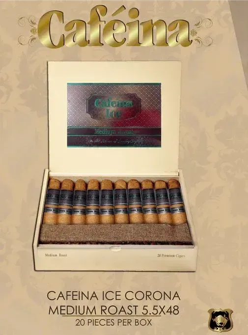 Caféina Ice Medium Roast Corona - Box - Cigar Inc