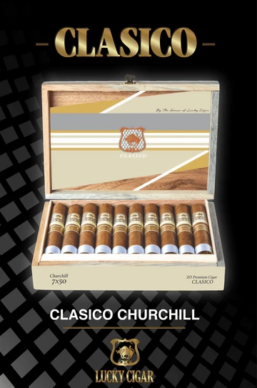 Lucky Cigar - CLASSICO Churchill 7x48