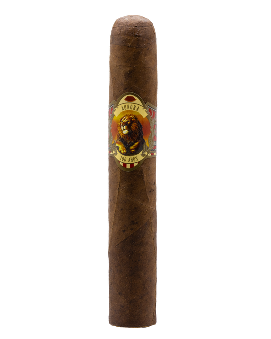 single La Aurora 100 Años Churchill full-bodied Dominican puro cigar 