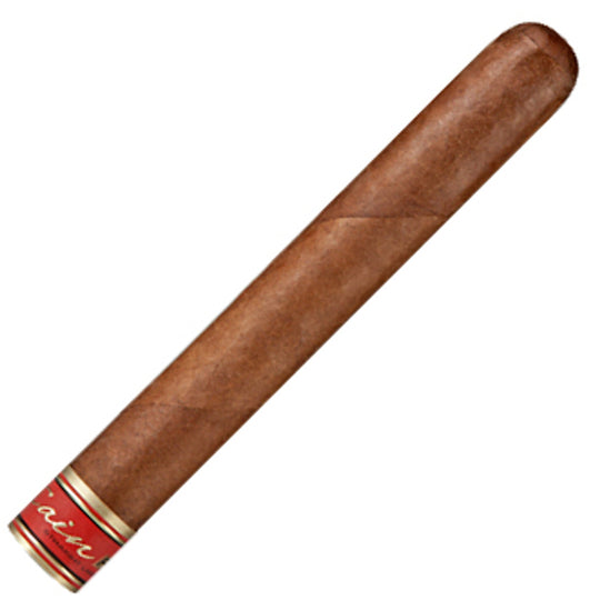 Cain F Cigar with a red band and gold trim on a white background at cigar inc los angeles