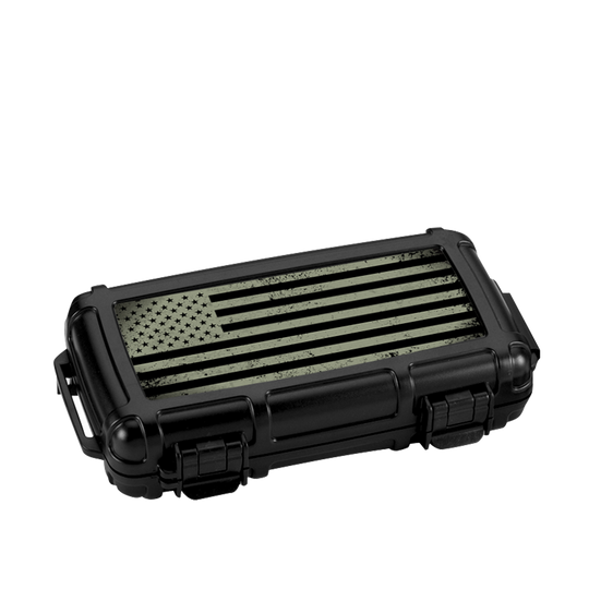 Cigar Caddy 5-Count First Responder Series Military Travel Case