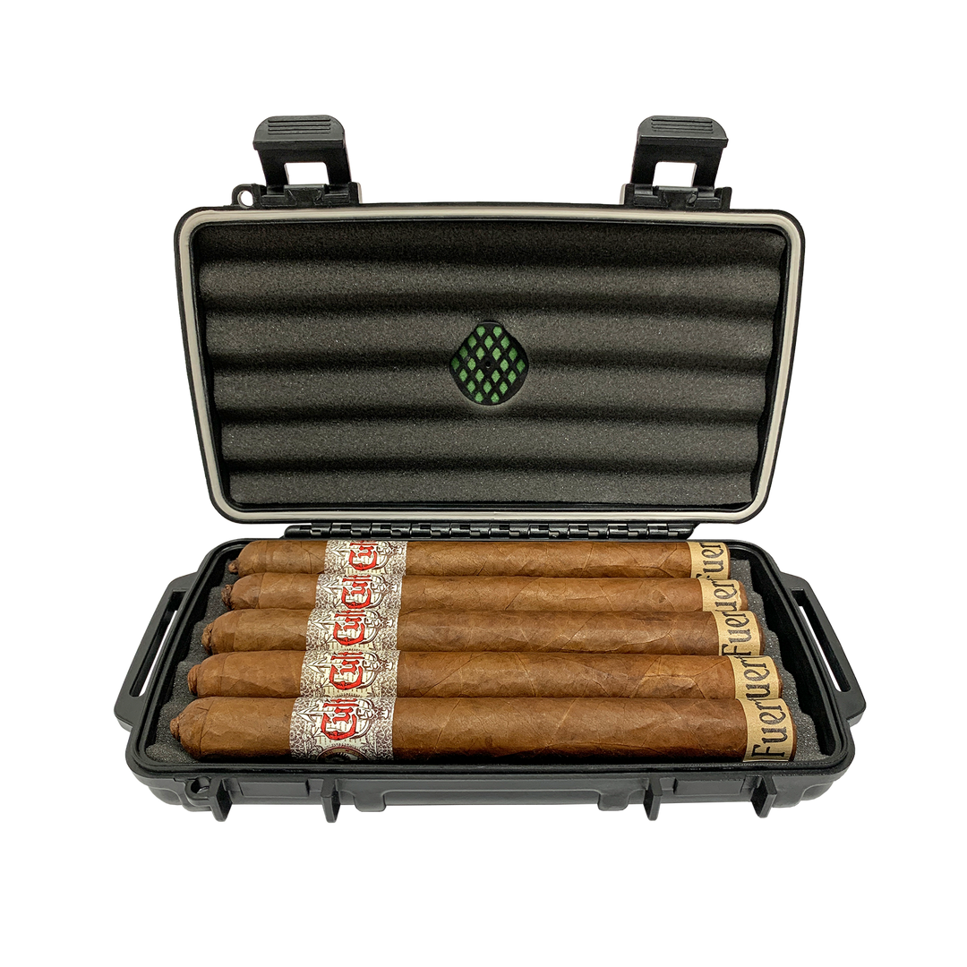 Cigar Caddy 5-Count First Responder Series Red Line Travel Case - view 3