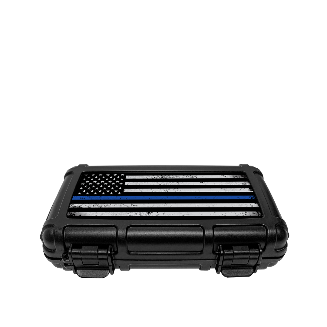 Cigar Caddy 5-Count First Responder Series Red Line Travel Case - view 5