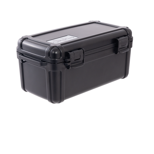 Cigar Caddy Black 10-Count Tackle Box