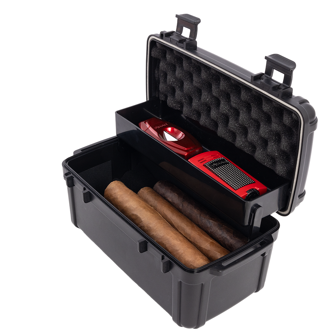 Cigar Caddy Black 10-Count Tackle Box - view 4
