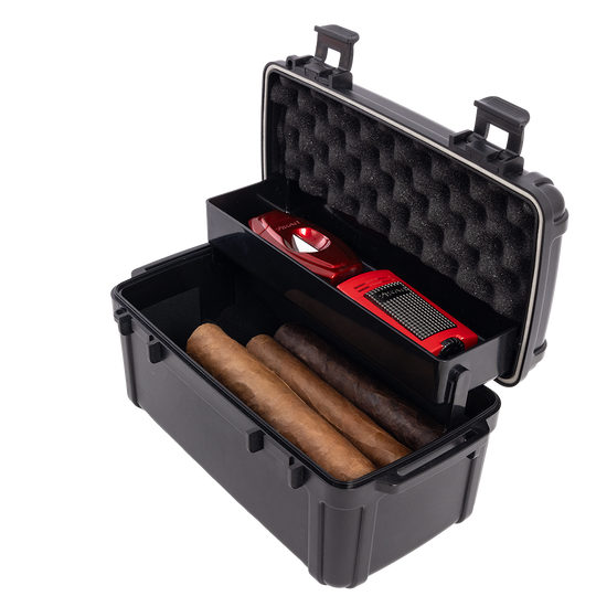 Cigar Caddy Black 10-Count Tackle Box - view 4