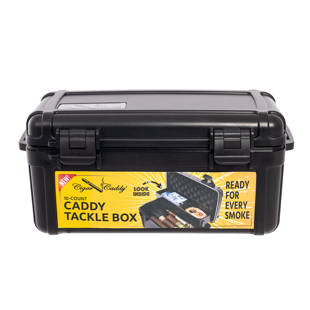 Cigar Caddy Black 10-Count Tackle Box - view 8