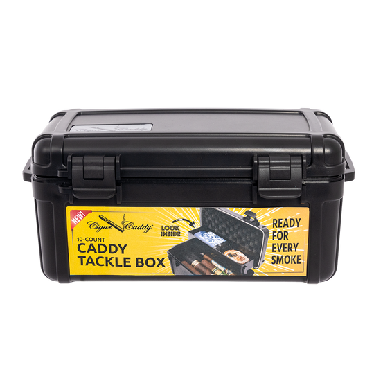 Cigar Caddy Black 10-Count Tackle Box - view 8