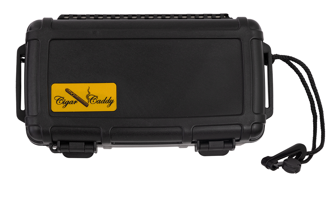 Cigar Caddy Black 10-Count Travel Case - view 2