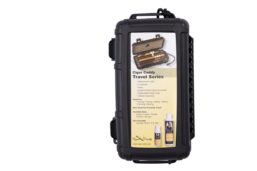 Cigar Caddy Black 10-Count Travel Case - view 4