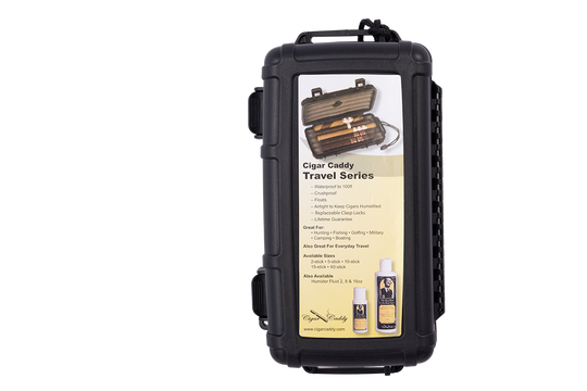 Cigar Caddy Black 10-Count Travel Case - view 4