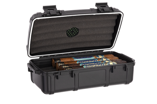 Cigar Caddy Black 10-Count Travel Case - view 5