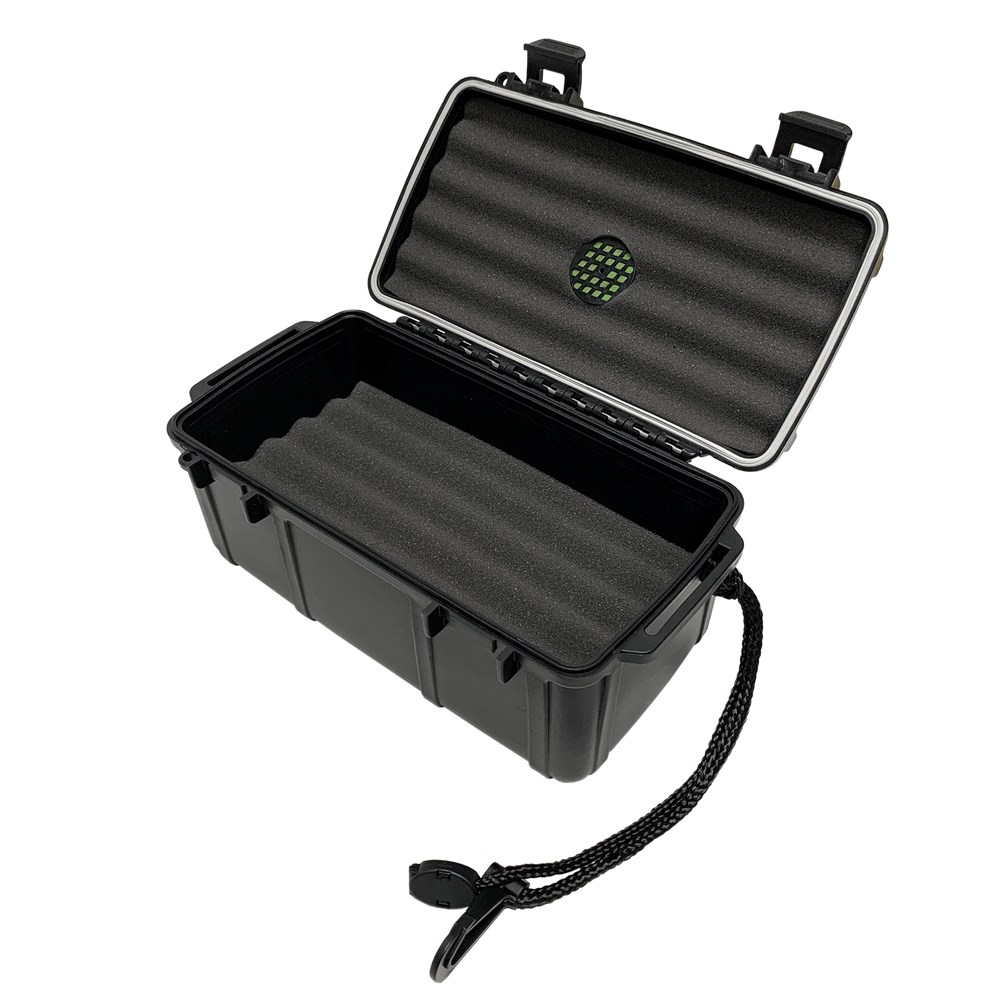 Cigar Caddy Black 15-Count Travel Case - view 2