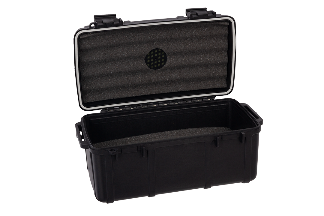 Cigar Caddy Black 15-Count Travel Case - view 3