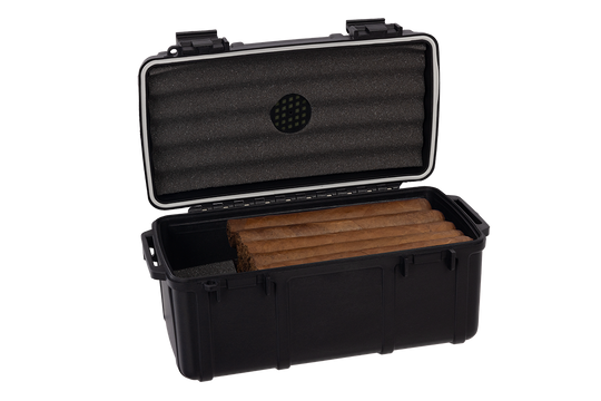 Cigar Caddy Black 15-Count Travel Case - view 7