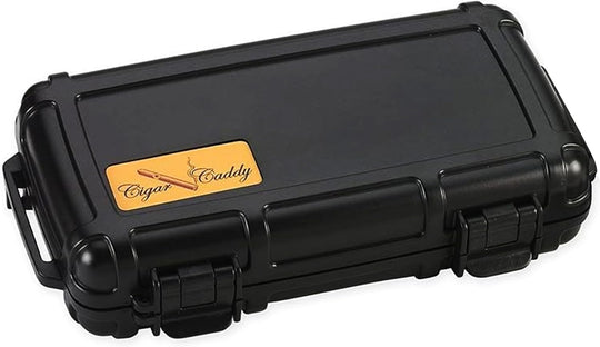 Cigar Caddy Black 5-Count Travel Case - view 2